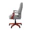 Regency Ivy League Clubhouse Dining or Meeting Swivel Chair- Grey/ Cherry 9040GYCH - alternate 3